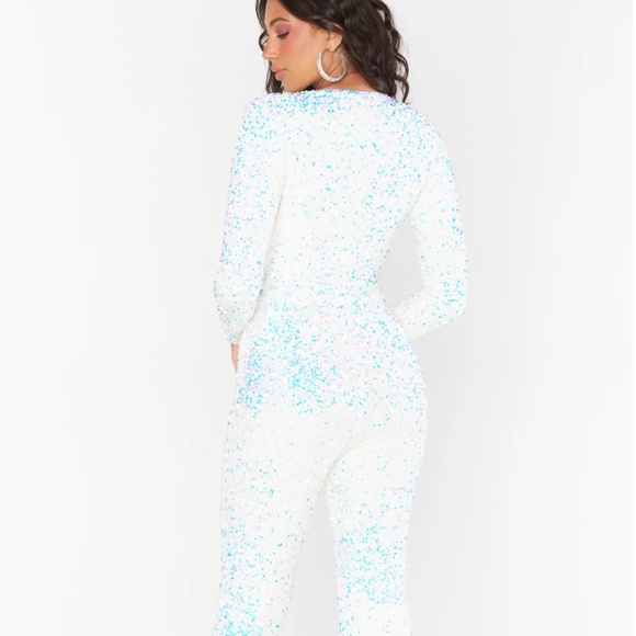 Last chance! Show Me Your Mumu MARTINA SEQUIN JUMPSUIT - Picture 1 of 9